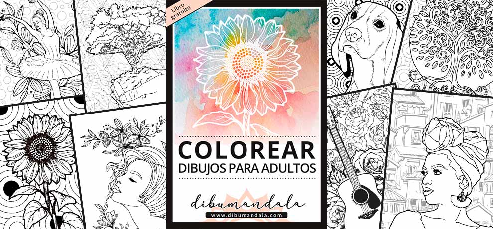 Dibujos de colorear para adultos - Dibumandala